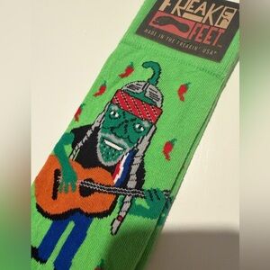 Green Musician Socks